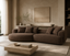 Left Chaise Sofa - Verona Cinnamon Weave