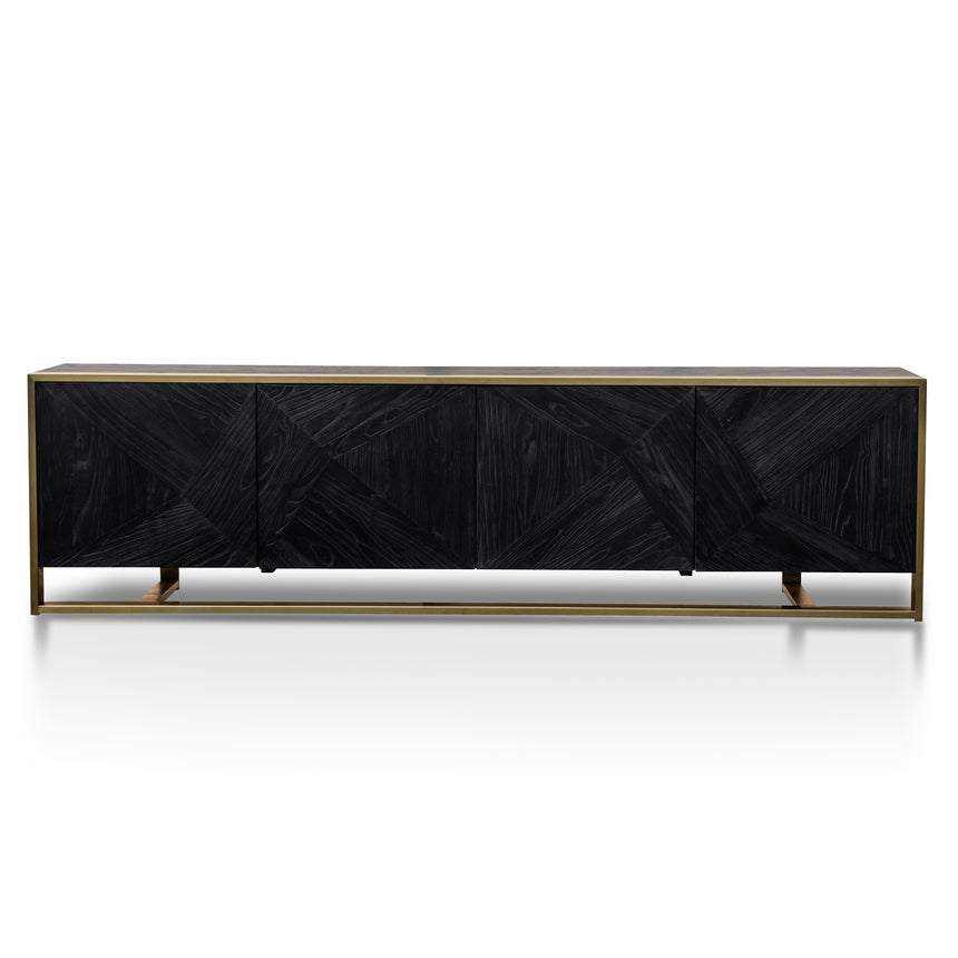 2.2m Entertainment TV Unit - Golden