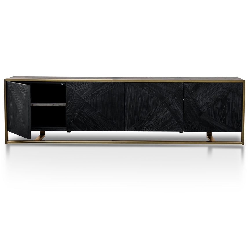 2.2m Entertainment TV Unit - Golden