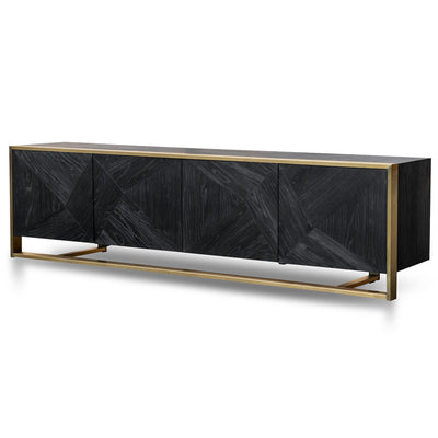 2.2m Entertainment TV Unit - Golden