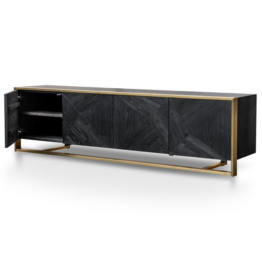 2.2m Entertainment TV Unit - Golden