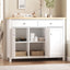 Clifton Buffet Sideboard Set of 3 – 2 Drawers & 3 Doors Storage Sideboard Cabinet for Dining Room, Living Room & Kitchen Storage