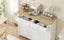 Clifton Buffet Sideboard Set of 2 – 2 Drawers & 3 Doors Storage Sideboard Cabinet for Dining Room, Living Room & Kitchen Storage