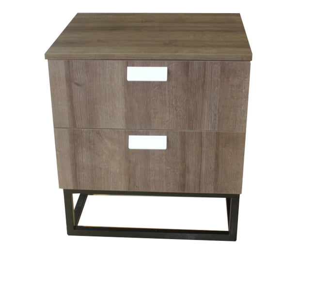 Iris 2 Drawer Bedside in laminated finish