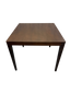 Yulara 4 Seater Square Dining Table in Dark coloured Wood Walnut or Beech, Purchase on special with four Chairs