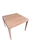 Whyalla 4 Seater Square Dining Table in Mahogany coloured Wood