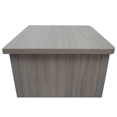 Marigold Bedside Table in Polytec Avignon Walnut Sand