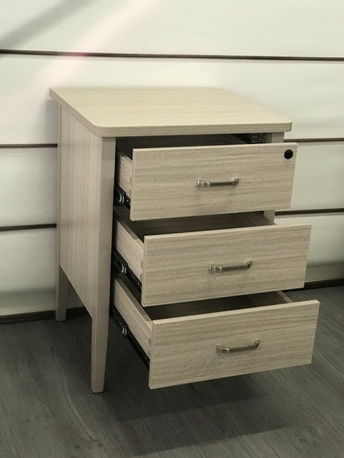 Marigold Bedside Table in Polytec Angora Oak