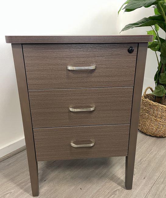 Marigold Bedside Table in Walnut W/soft close drawers