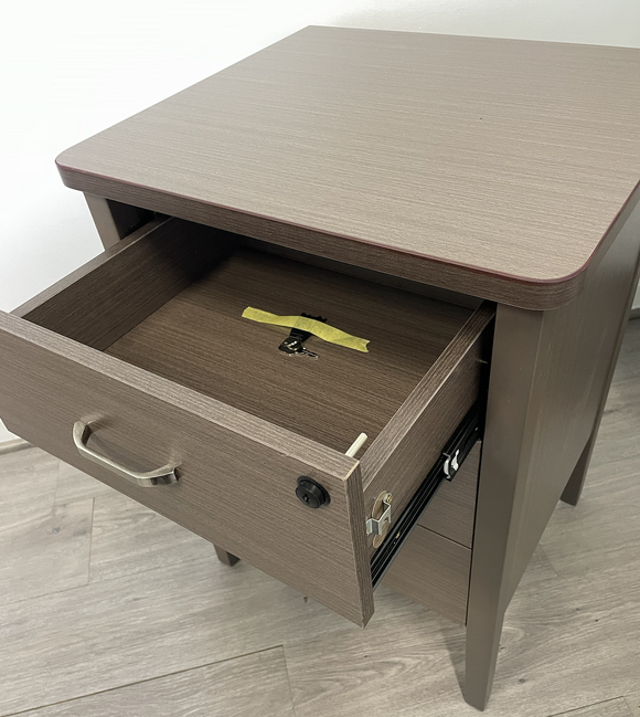 Marigold Bedside Table in Walnut W/soft close drawers