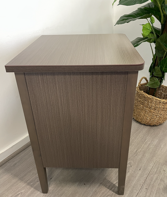 Marigold Bedside Table in Walnut W/soft close drawers