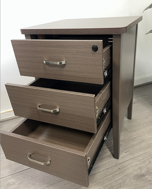 Marigold Bedside Table in Walnut W/soft close drawers