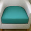 Bordeaux Premium Armchair Seat Cushion only Both Sides Covered in Warwick 100% Moisture Resistant Vinyl Replacement Warwick 3 year guarantee