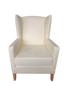 Wing Armchair Breathable Vinyl covered. Small Embossed Pattern,  Or chose 5.8 Meters of fabric.