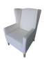 Wing Armchair Breathable Vinyl covered. Small Embossed Pattern,  Or chose 5.8 Meters of fabric.