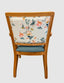 Daisy Dining Chair Beech Wood Fabric Backrest Vinyl Seat. Best selling wooden chair in any fabric colour. Available in Walnut also.