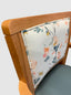 Daisy Dining Chair Beech Wood Fabric Backrest Vinyl Seat. Best selling wooden chair in any fabric colour. Available in Walnut also.