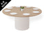 Mimi Dining Table - White - Natural - 155cm