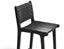 Brooklyn Bar Stool - Woven Black Seat / Black Frame