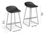 Pop Stool - Powder Blue Frame and Shell Seat  - 75cm Commercial Bar Height