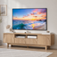 BYRON TV Entertainment Unit with Arched 2 Doors and 2 Drawers Storage TV Cabinet with Open Shelves 180 CM