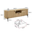 Fluted TV Entertainment Unit | 160CM Fluted TV Cabinet TV Unit for Bedroom & Living Room Natural Oak