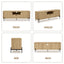 Fluted TV Entertainment Unit | 160CM Fluted TV Cabinet TV Unit for Bedroom & Living Room Natural Oak