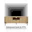 Fluted TV Entertainment Unit | 160CM Fluted TV Cabinet TV Unit for Bedroom & Living Room Natural Oak
