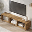 Arch Ribbed TV Unit with Sliding Doors | 160CM Entertainment Cabinet