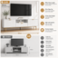 Modern Coastal Entertainment Unit – White Fluted 180cm TV Stand with Gold Accents