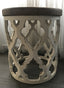 Lattice Round Shabby Chic Side Table Distressed White. It will make a great impression in your room