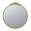 Baroque Gold Round Mirror