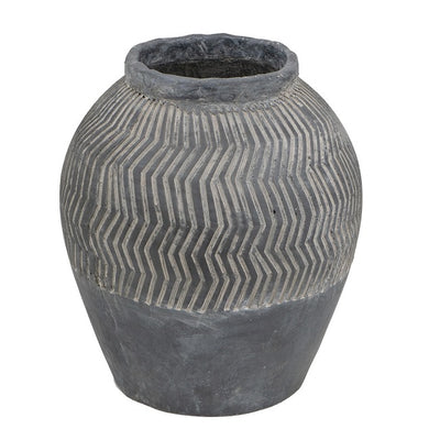 Carmoo Grey Textured Pot