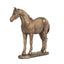 Horse Statue in Rustic Gold Finish 18cmh