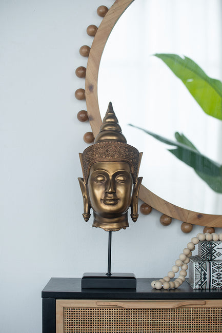 Buddha Statue Head on Stand