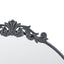 Baroque Black Round Wall Mirror 98cm.  The black framing makes this a striking focal piece.