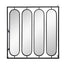 Swivel Black Metal Mirror Different angles from mirror bring a new dimension to any interior