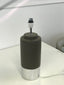 Zane Concrete Silver Trim Lamp Base Only
