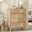 Arched 4 Chest of Drawers Dresser Tallboy | Bedroom Storage Dresser Cabinet