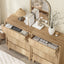 Arched 8 Chest of Drawers Dresser Tallboy | Bedroom Storage Dresser Set of 2