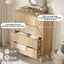 Arched 4 Chest of Drawers Dresser Tallboy | Bedroom Storage Dresser Cabinet