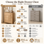 Arched 4 Chest of Drawers Dresser Tallboy and 2 Bedside Tables for Bedroom Living Room