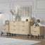 Fluted 6 Chest of Drawers Dresser Lowboy and 2 Fluted Bedside Tables Bedroom Storage Cabinet