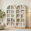 Cranfield Bookcase Display Cabinet Set of 2 Floor Standing 5 Tier Shelves