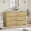 Belmont 6 Chest of Drawers Dresser with Bedside Table Lowboy Bedroom Wardrobe Set