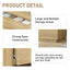 Belmont 6 Chest of Drawers Dresser with Bedside Table Lowboy Bedroom Wardrobe Set