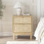 6 Chest of Drawers Dresser Bedroom with 2 Bedside Table Bundle Sets Light Oak