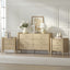 Natural Oak 6 Drawer Lowboy Dresser & 2 Bedside Tables Bedroom Storage Set