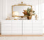 White 8 Chest of Drawers Set of 2 Lowboy Dresser Storage Wardrobe Cabinet Bedroom