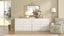 White 8 Chest of Drawers Set of 2 Lowboy Dresser Storage Wardrobe Cabinet Bedroom